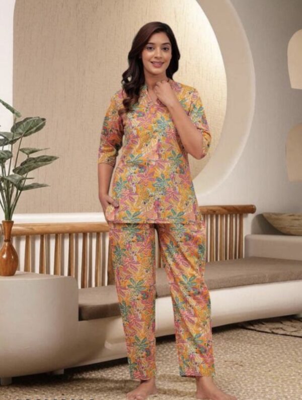 Ladies Cotton Night Suit