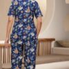 Cotton Night Suit With Pocket