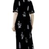 Black Printed Cotton Night Suit