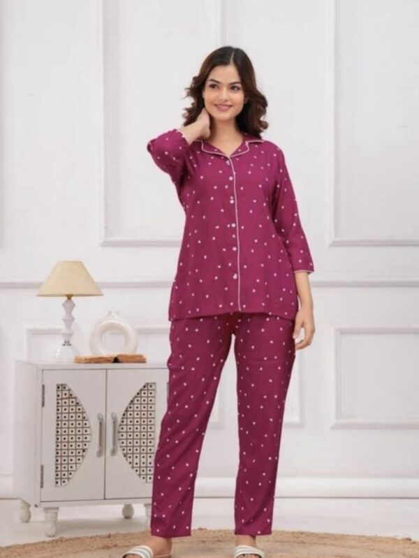 Cotton Night Dress For Ladies